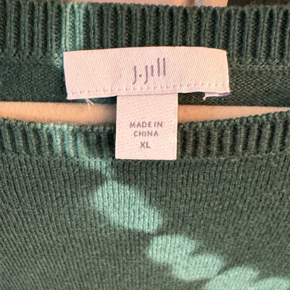J. Jill Forest Green Knit Sweater - Picture 2 of 5